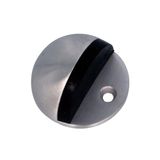 Amig - Deurstopper - Ø45 x 25 mm - Vloermontage met schroef - Mat 18/8 roestvrij staal