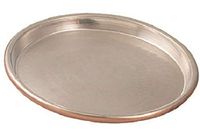 Vigor Blinky 94080-50 bakvorm van vertind koper, rond, 3 cm rand, Ø 50 cm