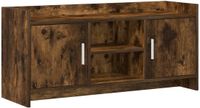 vidaXL TV-kast 102 x 33 x 47 cm Gerookt eiken Bewerkt hout
