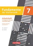 Fundamente Cornelsen Verlag GmbH Fundamente der Mathematik 7. Schuljahr - Nordrhein-Westfalen - Arbeitsheft zum Schulbuch mit Erklärfilmen und digitalen Übungen