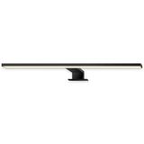 BRILONER LED-spiegellamp badkamer 2 in 1 montage, IP44 spatwaterdicht, warm wit licht, zwart