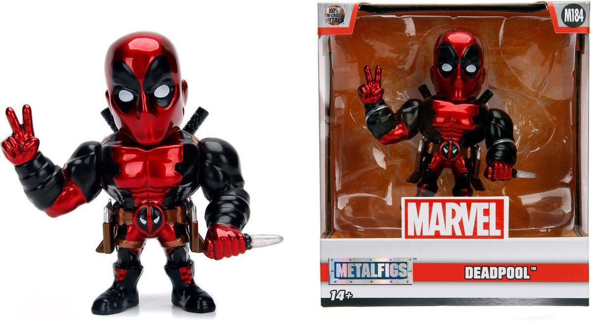 Jada Toys Marvel 4" Deadpool Actiefiguur