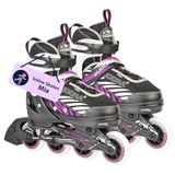HUDORA Kinderen Inliner Mia - Gr. 37-40, zwart/roze