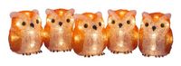 Konstsmide Verlichte uilen Lichtdecoratie figuur 40 LED Amber