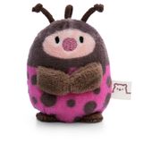 NICI Dozz knuffeldier, lieveheersbeestje, 5 cm, rood, zacht pluche