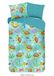 Muller Textiles Dekbedovertrek 140x220 cm Blauw Katoen Kind 1 Kussensloop