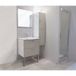 Zen - 2 Façades De Tiroir Mixy - Pour Meuble De Salle De Bain - 60cm - Blanc - Laqué - Ondé