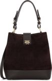 Kazar Dark brown monogrammed handbag