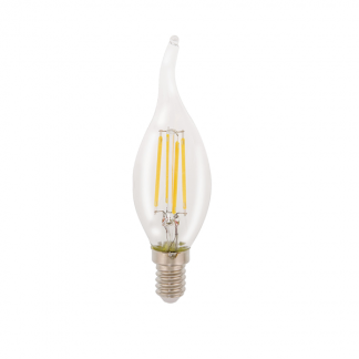 HQ LED lamp E14 - Kaars met punt - HQ (4W, 345m, 2700K, Dimbaar)