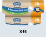 Swirl Aanbieding: Swirl Vuilniszakken - 20 Liter - 16 x 20 stuks - Scheurvast & Lekvrij
