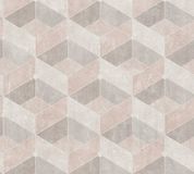 A.S. Création Titanium 3 Geometrisch Behang - Beige, Crème, Oudroze