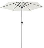 vidaXL Parasol 200x224 cm Aluminium Zandwit
