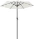 vidaXL Parasol 200x224 cm Aluminium Zandwit
