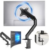 ACROPAQ Monitor arm – Voor 1 scherm 17–27 inch – Gasveer ondersteuning – Verstelbare monitorbeugel – AM4512B