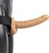 RealRock by Shots Shots BV Hollow Strap-on with Balls - 9'' / 23 cm - Tan