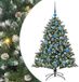 vidaXL Kunstkerstboom Groen 120 cm PVC, Plastic en Staal