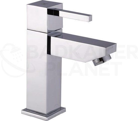 Sani Royal Elba Vierkant Fonteinkraan Chroom