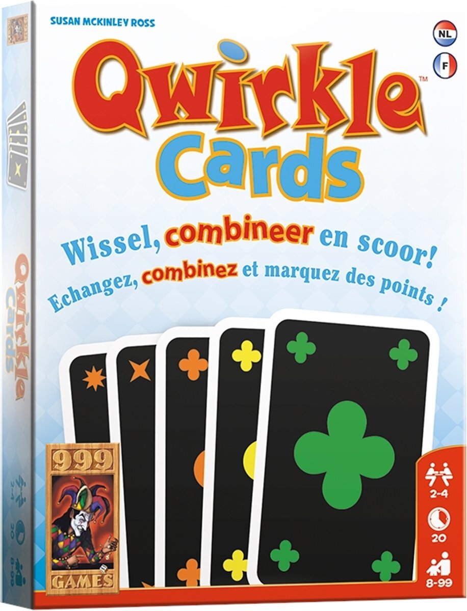 999 Games Qwirkle Cards - Kaartspel