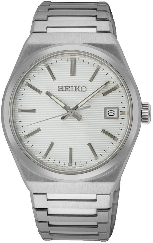 Seiko SUR553P1 Heren Horloge - Zilverkleurig - Staal - Saffierglas - 39 mm
