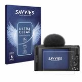 Savvies - Screenprotector voor Sony ZV-1F - Folie Beschermfolie transparant 6 Stuks