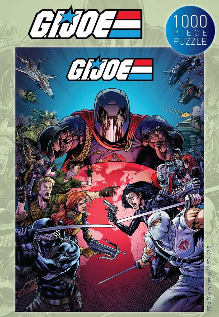 Renegade Game Studios G.I.JOE puzzel 1000 stukjes - blauw