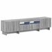 vidaXL - 5-delige - LED - TV-kast - Grijs - Sonoma - Bewerkt - hout
