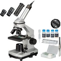Bresser Junior Biolux Microscoopset - 40x-1024x - Zilver/Zwart