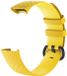 KELERINO. Siliconen bandje voor Fitbit Charge 3 Geel / Large met gespsluiting