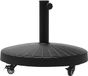 Parasolvoet op wielen - Noir - Rond - Plastique - 22.7 kg - 52 cm - Verrijdbaar - 38 mm