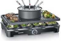 Severin RG 2347 - Gourmet/Fondue combinatie - 8 personen - Zwart