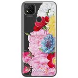 ERT GROUP mobiel telefoonhoesje voor Xiaomi REDMI 9C origineel en officieel erkend Babaco patroon Flowers 056 optimaal aangepast aan de vorm van de mobiele telefoon, gedeeltelijk bedrukt