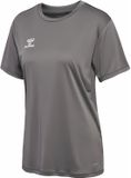 Hummel Hmlessential Jersey S/S Woman Sportshirt Dames Steel Gray XS
