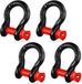 VEVOR 4-Pack 1/2" D-Ringbeugel Met 5/8" Schroefpen, 17637 Lbs Breeksterkte