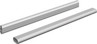 vidaXL Kaststang - 2 stuks - Zilver - Aluminiumlegering