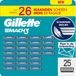 Gillette Mach3 Base Scheermesjes Pour Hommes - 25 Gillette Navulmesjes