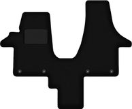 Wielganizator Piotr Miedziński Voormatten zwart voor: VW Transporter T5 Caravelle 2-zits (2003-2015)