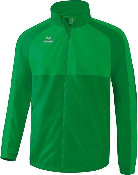 ERIMA Team Allweather Jack Kind Smaragd Maat 164 - Voetbal - Jongens - Groen - Maat 164
