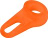 Deltafix Block it Deurwig - oranje - TPE kunststof - 12 x 3,8 cm - deurstopper