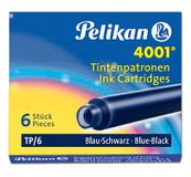 Pelikan TP/6 Penvullingen Zwart, Blauw