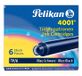 Pelikan TP/6 Penvullingen Zwart, Blauw
