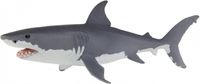 Safari LTD Speelgoed witte haai - 4 x 13 cm - kunststof - speelfiguur - zeedieren - kleine speel figuurtjes