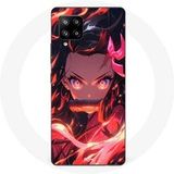 Maniacase Samsung Galaxy A42 5G Hoesje Demon Slayer Nezuko Kamado Manga Anime