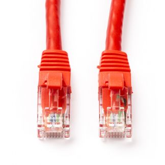 Goobay Netwerkkabel - Cat6a U/UTP - 0.25 meter (Rood)