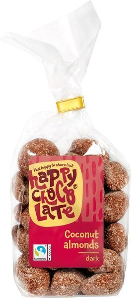 Happy Chocolate Puurchocolade Amandelen met Kokos