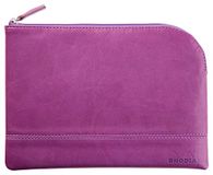 RHODIA 116640C - Etui met Ritssluiting in Imitatieleer - Violet - Maat M (16 x 22 cm)