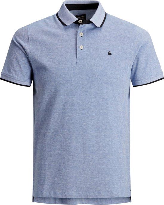 JACK&JONES JJEPAULOS POLO SS NOOS Heren Poloshirt - Bright Cobalt2 - Maat XL