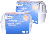 Merkloos / Sans marque 2x stuks vochtopnemer - 1000 gram - Vochtvanger - Voorkomt geurtjes en schimmels
