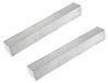 Aluminium set van 2 profielstangen, 40x40x305 mm, type 6061, massief