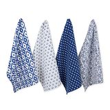 DII Katoenen schaaltje, decoratieve oversized handdoeken, perfect voor elke dag thuis keuken, vakantie en huishoudelijke geschenken, vaatdoeken - set van 4, 18x28