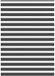Zebra Store 165x230 cm Noir